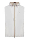 MM40A7450G CUF75 Hooded Logo Embroidered Vest - BRUNELLO CUCINELLI - BALAAN 2