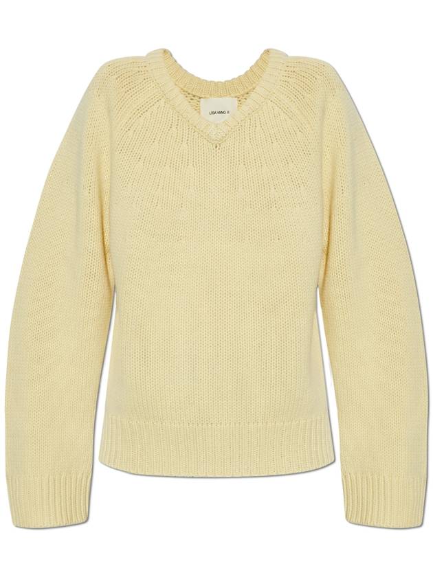 Lisa Yang Sweater Oia, Women's, Yellow - LISA YANG - BALAAN 1