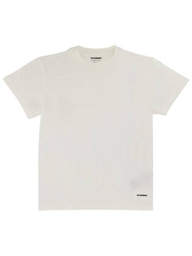 3 Pack Organic Cotton Short Sleeves T-shirt - JIL SANDER - BALAAN 5