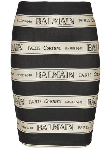 Balmain Skirts Black - BALMAIN - BALAAN 1