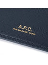 Demi Lune Card Wallet Navy - A.P.C. - BALAAN 4