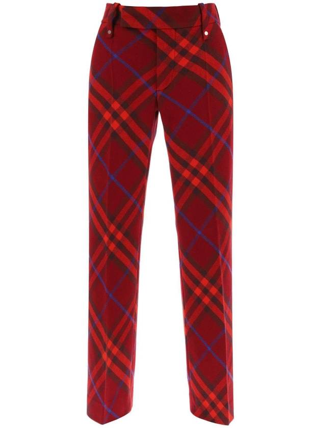 24 ss checked wool pants 8077306 A6289 B0230785834 - BURBERRY - BALAAN 1