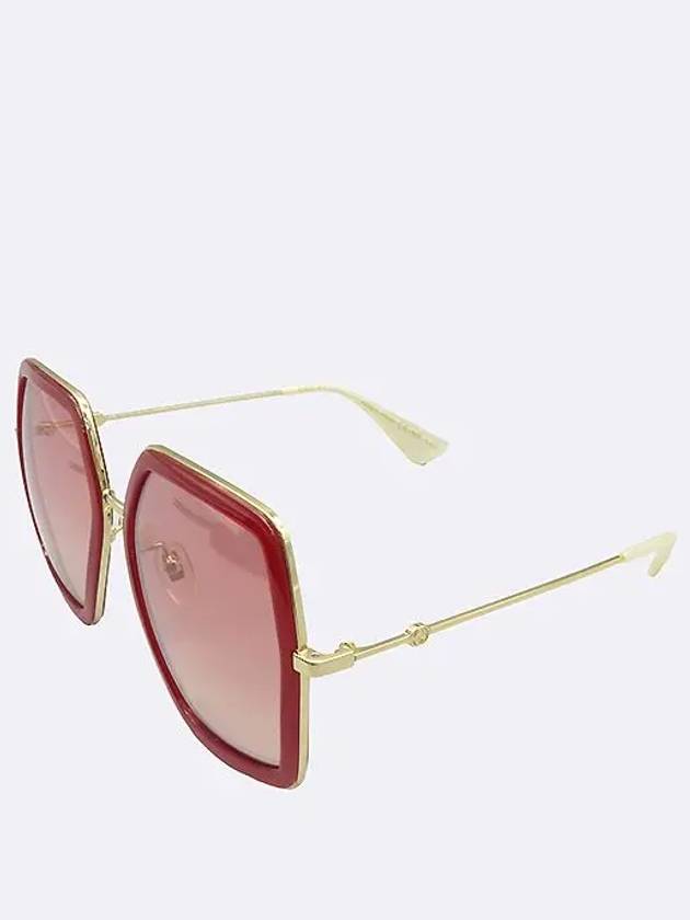 GG0106S square frame metal sunglasses - GUCCI - BALAAN 3