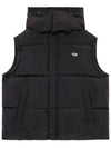 W Rolfys Sl Recycled Nylon Taslan Down Vest Black - DIESEL - BALAAN 2