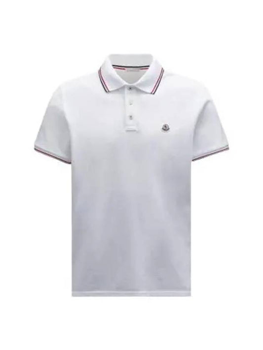 logo patch polo shirt 8A70300 84556 001 - MONCLER - BALAAN 2