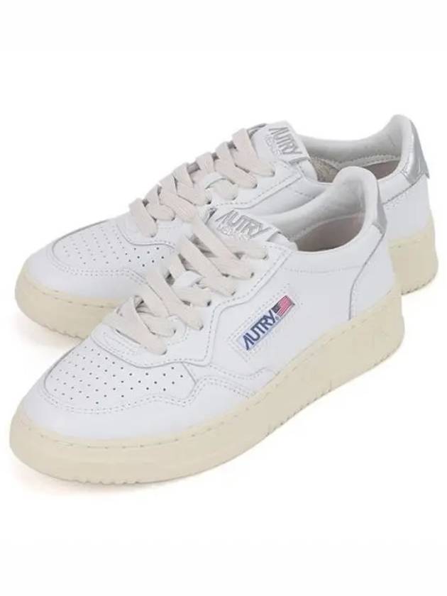 Medalist Silver Tab Low Top Sneakers White - AUTRY - BALAAN 2