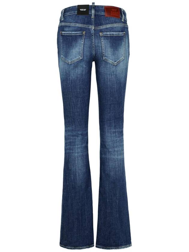 DSQUARED2 'Flare' Navy Denim Jeans - DSQUARED2 - BALAAN 3