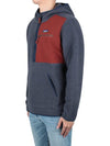 Men's Retro Filet Fleece Hooded Jacket Blue - PATAGONIA - 4