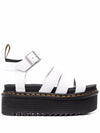 Blair Quad Hydro Leather Sandals White - DR. MARTENS - BALAAN 1