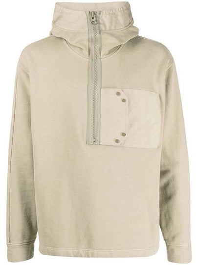 Snap Pocket Hooded Anorak Beige - TEN C - BALAAN 2