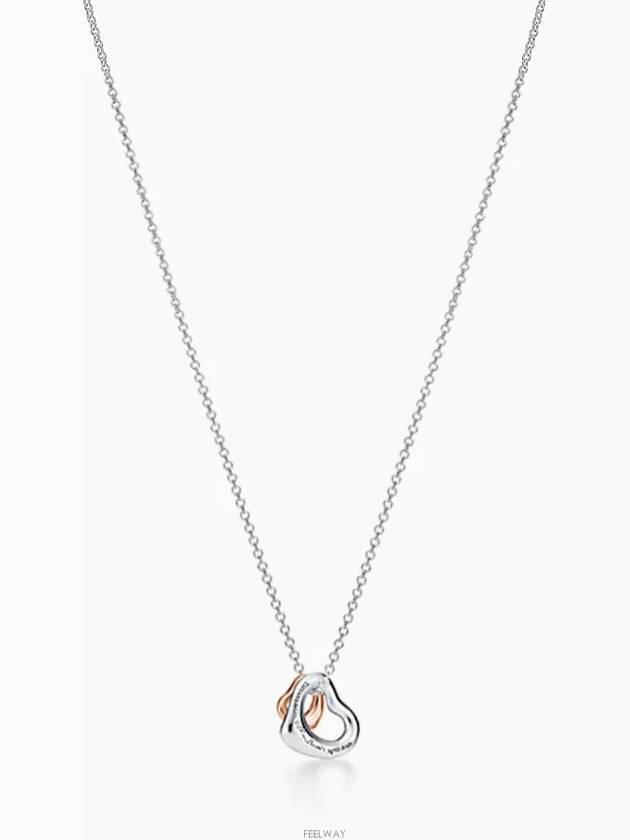 Tiffany Elsa Peretti Open Heart Pendant Necklace - TIFFANY & CO. - BALAAN 3