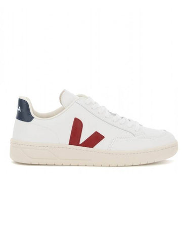 V 12 Red Logo Low Top Sneakers White - VEJA - BALAAN 1