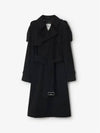 Detachable Collar Trench Coat Black - BURBERRY - BALAAN 2