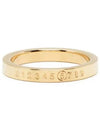 Numeric Minimal Signature Ring Gold - MAISON MARGIELA - BALAAN 2