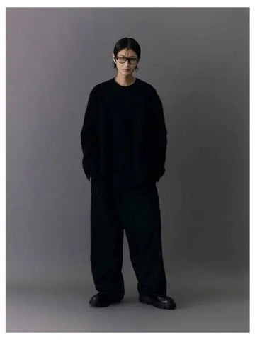 Core tissue mix pullover knit black domestic product GM0024072287128 - JUUN.J - BALAAN 1