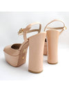 Beige patent platform shoes class 7 - STUART WEITZMAN - BALAAN 4