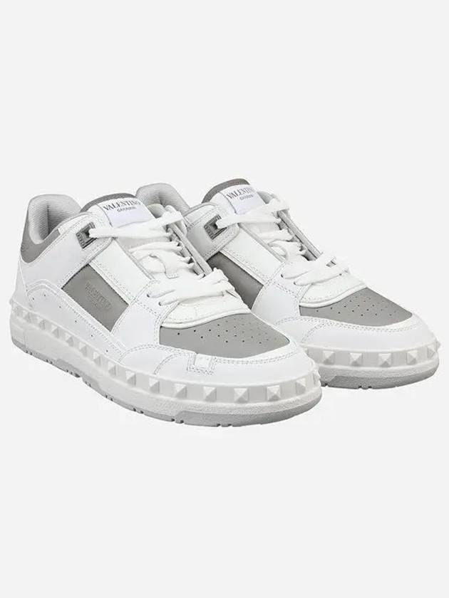 Freedots Calfskin Low Top Sneakers White - VALENTINO - BALAAN 2