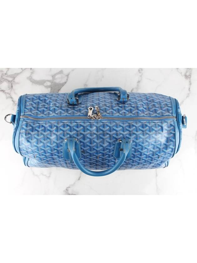 Croisier 50 Boston Bag Blue - GOYARD - BALAAN 8