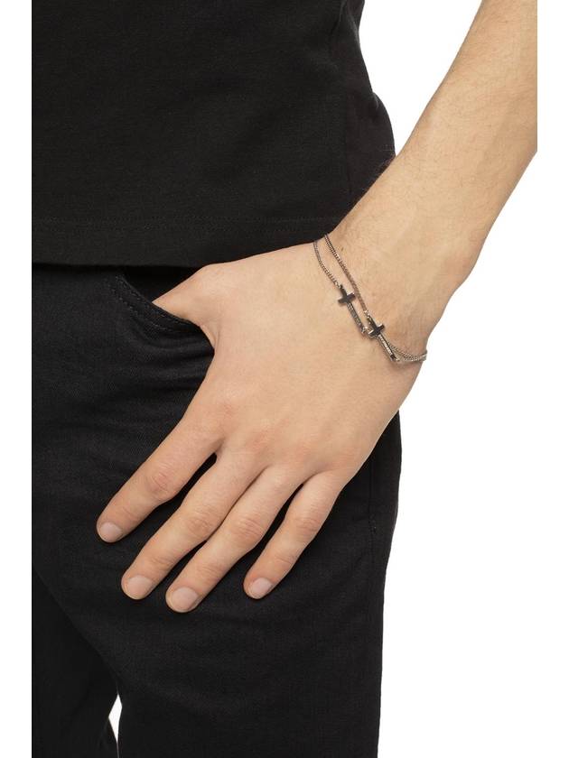 Double Cross Bracelet Silver - DSQUARED2 - BALAAN 8