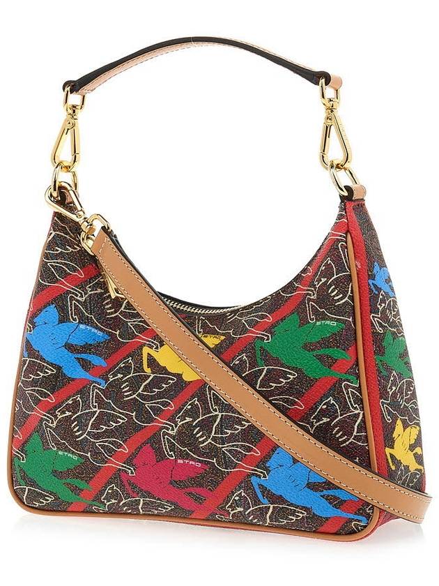 Stampa Pegasus Shoulder Bag Brown - ETRO - BALAAN 3