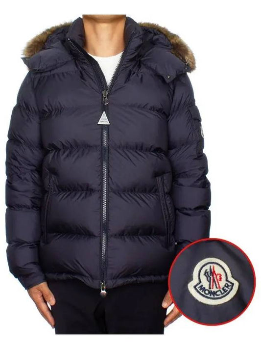 Mayaf Short Down Jacket Padded Dutch Blue - MONCLER - BALAAN 2