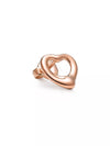 Elsa Peretti Open Heart Stud Earrings Rose Gold - TIFFANY & CO. - BALAAN 3