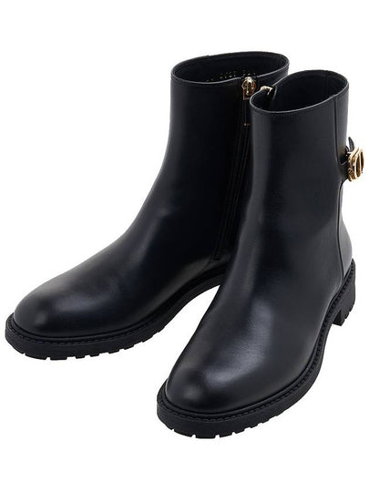 Montaigne Ankle Middle Boots Black - DIOR - BALAAN 2