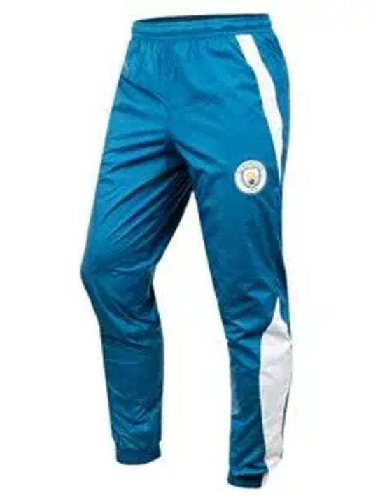 Manchester City Pre-Match Woven Track Pants Blue - PUMA - BALAAN 1