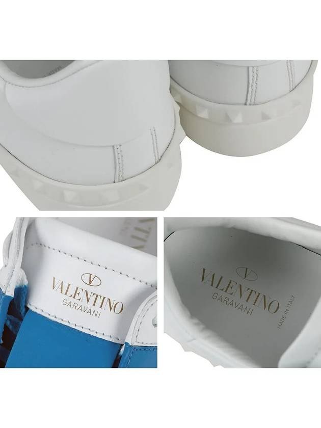 Hidden Low Top Sneakers White Blue - VALENTINO - BALAAN 8