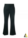 Crop Flare Straight Pants Black - AMI - BALAAN 2