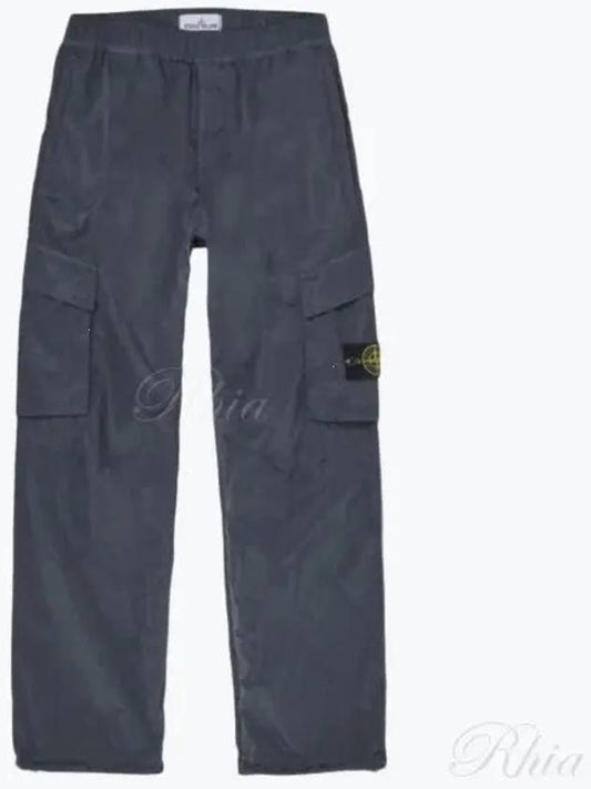 Nylon Metal Econyl Regenerated Cargo Straight Pants Lead Grey - STONE ISLAND - BALAAN 2