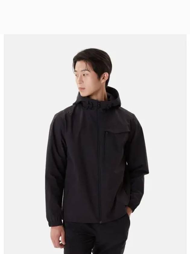 DUALIS cotton touch blouson zip up jacket black SP311DJK93 - DESCENTE - BALAAN 1