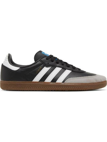 Samba Vegan Low Top Sneakers Core Black Cloud White - ADIDAS - BALAAN 1