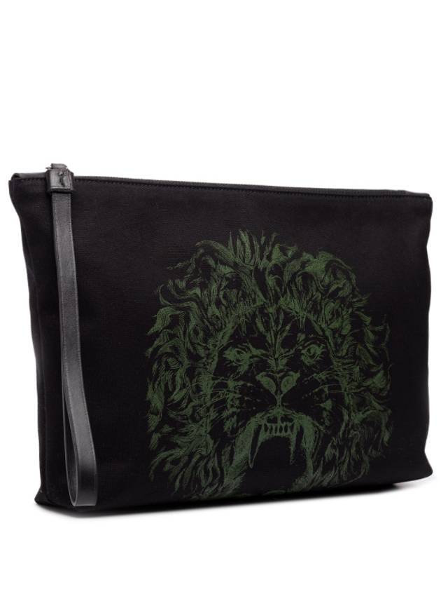 Lion Clutch 343834 486430 Black - ALEXANDER MCQUEEN - BALAAN 2