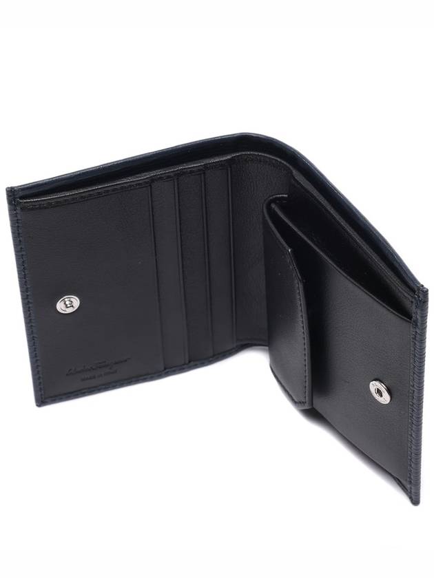 Revival Gancini Half Wallet Black - SALVATORE FERRAGAMO - BALAAN 7