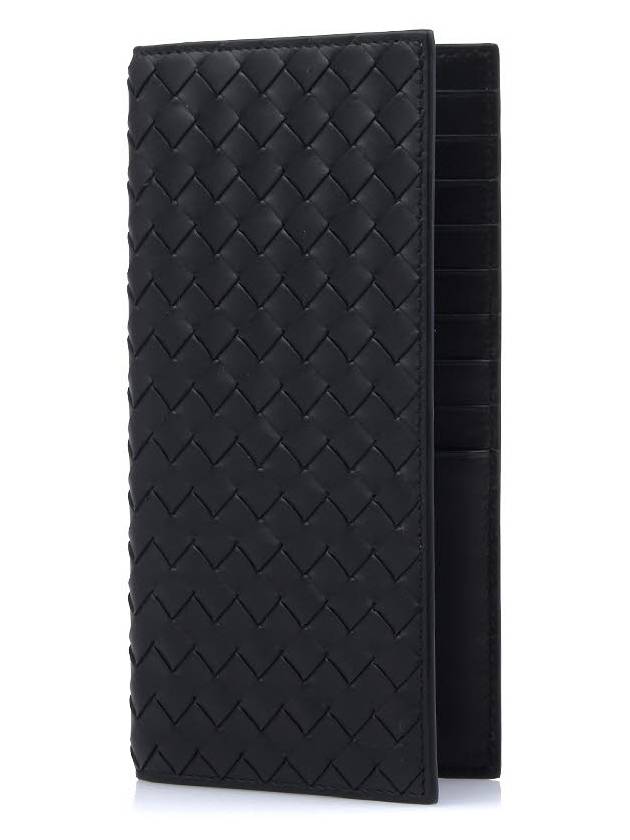 Intrecciato Continental Long Wallet Black - BOTTEGA VENETA - BALAAN 2