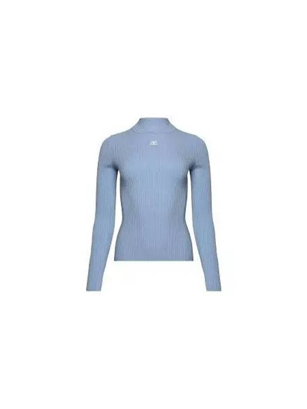 Hooded Sweatshirt PERMPU022FI0001 7005 SKY - COURREGES - BALAAN 2