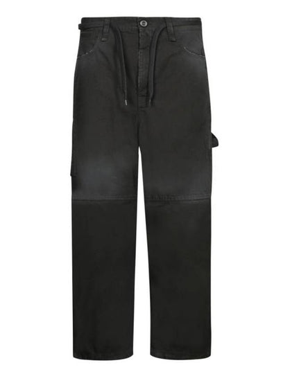 Cropped Cargo Straight Pants Black - BALENCIAGA - BALAAN 2