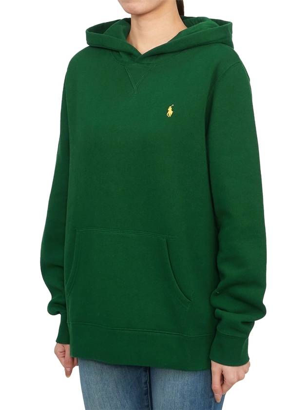 Kids Embroidered Logo Hoodie Green - POLO RALPH LAUREN - BALAAN 3