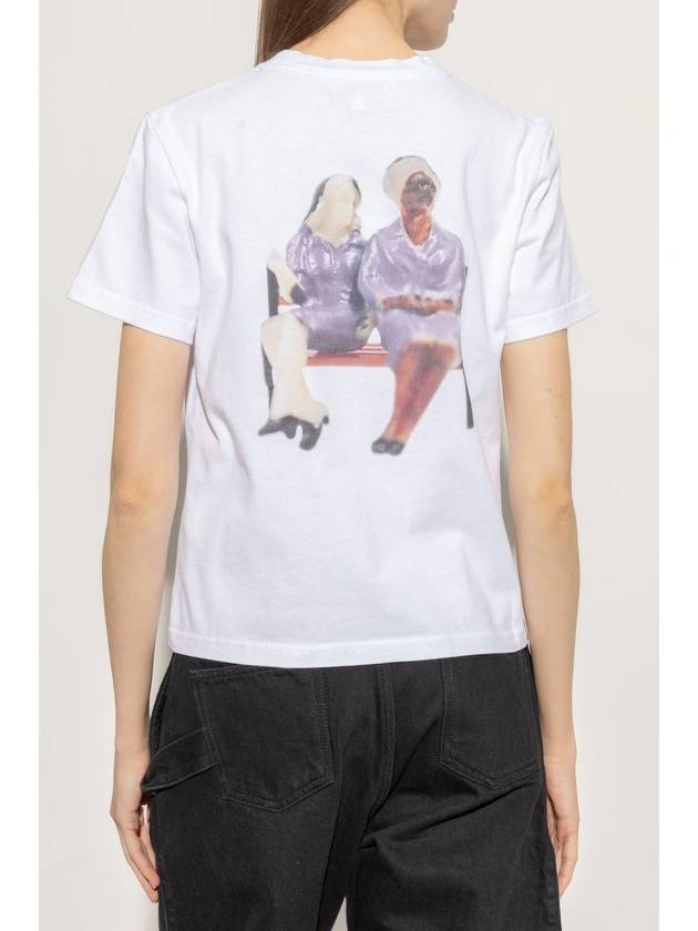 JW Anderson Logo T-shirt, Women's, White - JW ANDERSON - BALAAN 4