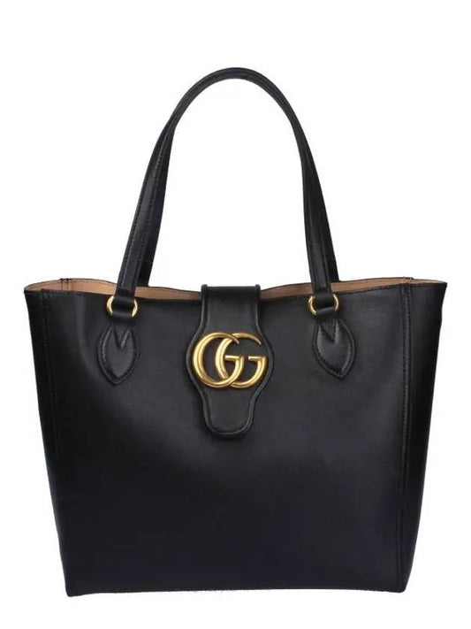 Double G Detail Small Tote Bag Black - GUCCI - BALAAN 2