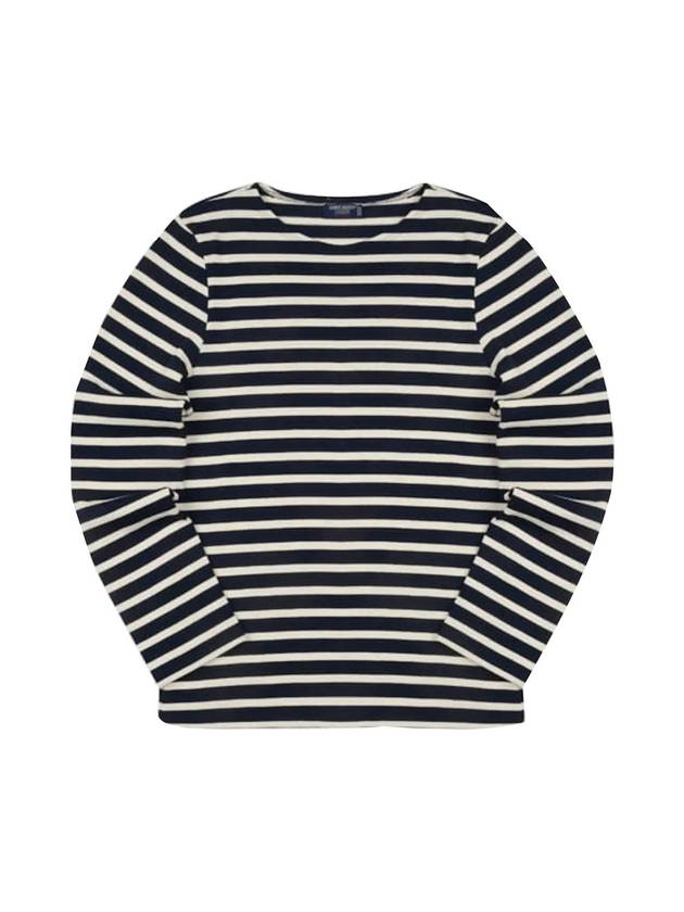 Minquiers Modern Stripe Long Sleeve T-Shirt Navy - SAINT JAMES - BALAAN 1