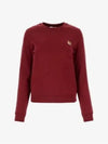 Fox Head Patch Regular Sweatshirt Red - MAISON KITSUNE - BALAAN 3