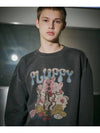 Fluffy Bear Pigment Sweatshirt Smoke Black - CPGN STUDIO - BALAAN 3