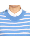 Striped Vest Blue - GANNI - BALAAN 9