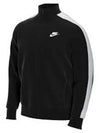 Sportswear Club Zipper Track Jacket Black - NIKE - BALAAN 6