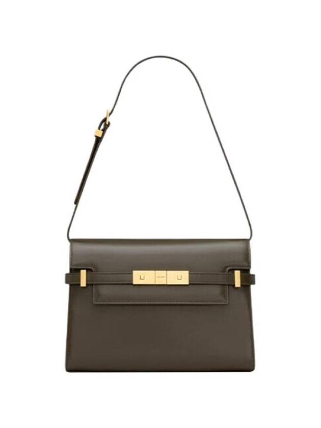 Manhattan Small Shoulder Bag Light Musk - SAINT LAURENT - BALAAN 1