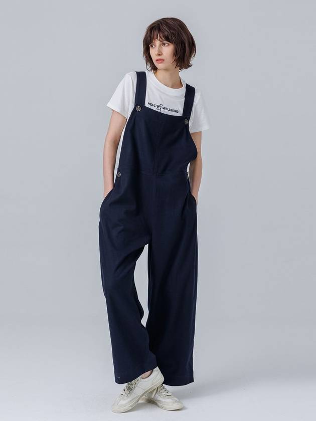 Wrap Back Overall Jumpsuit Navy - PAGE STUDIO - BALAAN 2