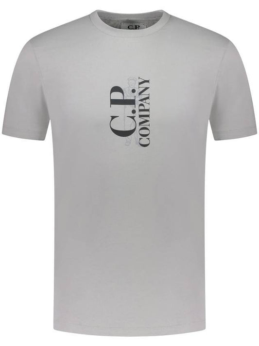 30/1 Jersey British Sailor Short Sleeve T-Shirt Grey - CP COMPANY - BALAAN 1