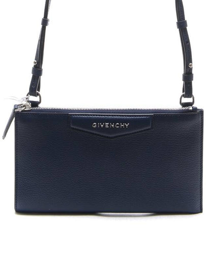 Antigona Leather Cross Bag Navy - GIVENCHY - BALAAN 2